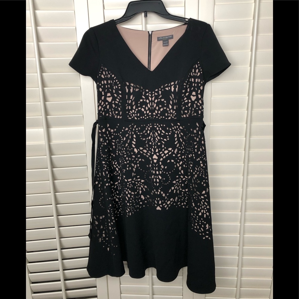 A Pea In The Pod Black Maternity Dress
